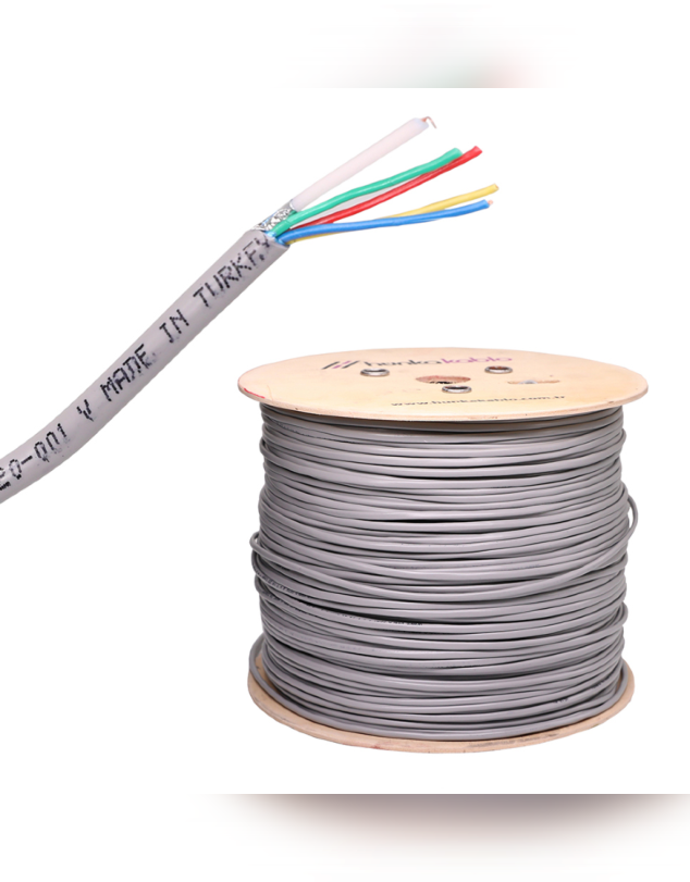 BIYIKCI KABLO  4+1 0.022mm (IKI QAT PVC QORUYUCU) MIS